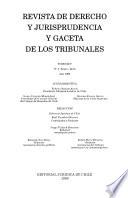 Revista de derecho y jurisprudencia y gaceta de los tribunales