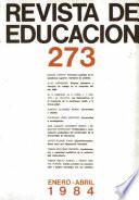 Revista de educación nº 273