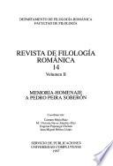 Revista de filología románica