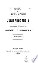 Revista de lejislación y jurisprudencia