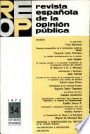 Revista espanola de la opinion publica