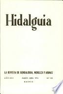 Revista Hidalguía número 123. Año 1974