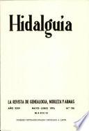 Revista Hidalguía número 136. Año 1976