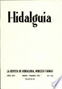 Revista Hidalguía número 140. Año 1977