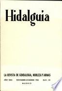 Revista Hidalguía número 181. Año 1983