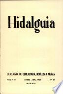 Revista Hidalguía número 39. Año 1960
