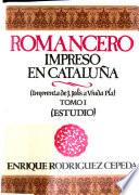 Romancero impreso en Cataluña
