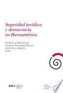 Libro Seguridad jurídica y democracia en Iberoamérica