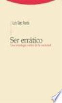 Libro Ser errático