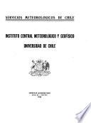 Servicios meteorológicos de Chile, Instituto central meteorológico y geofísico, Universidad de Chile
