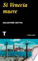 Libro Si Venecia muere