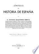 Síntesis de historia de España