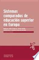 Sistemas comparados de educación superior en Europa