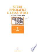 Studi epigrafici e linguistici sul Vicino Oriente antico