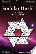 Libro Sudoku Hoshi - De Fácil a Experto - Volumen 1 - 276 Puzzles