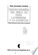 Teatro español del siglo XX para la infancia y la juventud