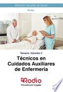 Libro Técnicos en Cuidados Auxiliares de Enfermería. Temario. Volumen 2