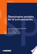 Libro Tecnologías sociales de la comunicación