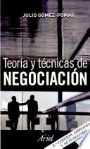 Libro Teoría y técnicas de negociación