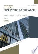Libro Test de Derecho Mercantil. Pagaré, cheque y letra de cambio