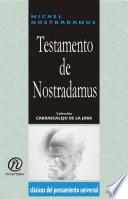 Libro Testamento de Nostradamus