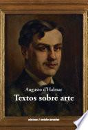 Libro Textos sobre arte