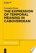 Libro The Expression of Temporal Meaning in Caboverdean