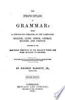 The Principles of Grammar