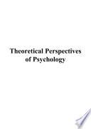Libro Theoretical Perspectives of Psychology