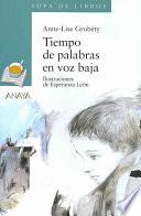 Libro Tiempo de palabras en voz baja
