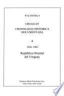 Uruguay: 1830-1903