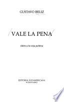 Libro Vale la pena