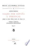 Viajes por España y Portugal desde la edad media hasta el siglo XX