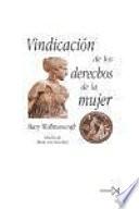 Libro Vindicación de los derechos de la mujer
