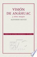 Libro Visión de Anáhuac y otros ensayos
