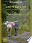 Libro Volver para qué