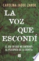 Libro Voz que escondi