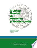 X Censo General de Población y Vivienda, 1980. Integración territorial. Estado de Coahuila. Tomo 5